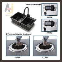 Gambar Bak Cuci Piring Sink Premium Wastafel Dapur Ukuran 82x45 Cm Stainless Hitam Merk MUYA PAKET LENGKAP WASTAFEL SET NINIMALIS ESTETIK SILVER HITAM PREMIUM SIMPEL ELEGAN Bak Cuci Piring Stainless LENGKAP - VARIASI A dari Berlinzxy6104 undefined 4 Tokopedia