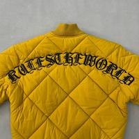 Gambar Corteiz Olde English Quilted Bomber Jacket - Yellow dari sixthsof II undefined 5 Tokopedia