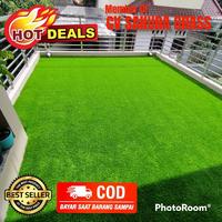 Gambar PAKET RUMPUT SINTETIS OUTDOOR PLUS DRAINASE + PEMASANGAN + LEM RUMPUT dari N.id store undefined 5 Tokopedia