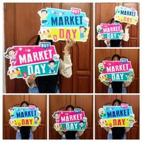 Gambar BOAPAPAN STEROFOAM MARKET DAY DEKORASI STAND BACKDROP Terlaris. dari Lilipap undefined 4 Tokopedia