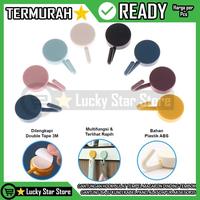 Gambar Cantolan Baju Kunci Gantungan Tempel Hook Bulat Macaron Dinding Tembok Gantung Kabel Panci Alat Dapur Aksesoris Wc Kamar Mandi Serbaguna Cantelan Cantol Cantel Bundar Lingkaran Polos Tempat Gantungin Barang Kail Kait Pengait Kaet Spatula Gunting Penyaring - Putih dari Lucky-Star-Store undefined 1 Tokopedia