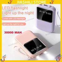 Gambar 【COD】Powerbank 30000 mAh/60000 mAh Mini Size With 4 USB Fast Charging Lightweight LED Display Power Bank dari lawerti undefined 1 Tokopedia
