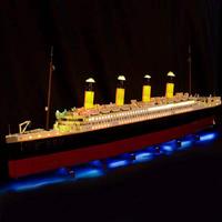 Gambar NEW IN STOCK Remote Control LED Light Set For Titanic Ship Compatible With LEGO 10294 Set Building Blocks Bricks Toys Gifts dari auliyanabil undefined 5 Tokopedia