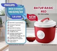 Gambar PHILIPS Rice Cooker HD 3210 Magic Com 1.8L - HD3210 Batur Basic - Merah dari Sajun Electronic Tangerang undefined 4 Tokopedia