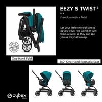 Gambar PROMO / TERMURAH Stroller Kereta Dorong Bayi Cybex Eezy S Twist 2 Cabin size Original TERBAIK - river blue dari Adell mart45 undefined 3 Tokopedia