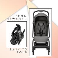 Gambar PROMO / TERMURAH Cybex Baby Stroller Eezy S+ / Kereta Dorong Bayi TERBAIK - Manhattan Grey dari Adell mart45 undefined 4 Tokopedia