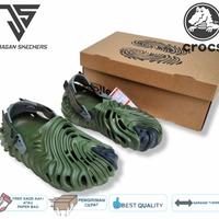Gambar Smth Store Official - Crocs Pollex Clog/Sandal Crocs Pria/Crocs Polex/Sandal Selop Pria - Army, M4 dari Smth Store Official undefined 4 Tokopedia