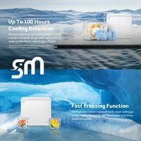Gambar Chest Freezer AQUA AQF-220FB 200 Liter AQF220FB Freezer Box AQF 220 FB dari Sinar Matahari SM AMIN undefined 4 Tokopedia