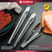 Gambar SUBRON Jepitan Capitan Makanan Kue Roti Multifungsi Panjang Stainless - 14INCH dari SUBRON KITCHENWARE undefined 1 Tokopedia