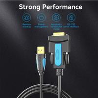 Gambar Vention VAS-C02 Cable USB-A to RS232 Converter 2M Black dari Plaza IT Store undefined 4 Tokopedia
