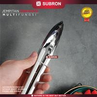 Gambar SUBRON Jepitan Capitan Makanan Kue Roti Multifungsi Panjang Stainless - 14INCH dari SUBRON KITCHENWARE undefined 3 Tokopedia
