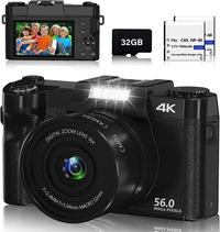 Gambar 4K HD Digital Photo Camera For Photography Camera 56 MP Camcorder 3" dari PLAZA GHAZI undefined 1 Tokopedia