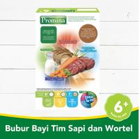 Gambar Promina Bubur Bayi 6+ Tim Sapi Wortel Box 120 g x 1 Pcs dari ygpentinglakudong undefined 4 Tokopedia