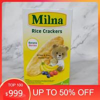 Gambar Milna Rice Crackers 20gr Snack Cemilan Bayi Biskuit MPASI - Banana Berries dari ygpentinglakudong undefined 3 Tokopedia