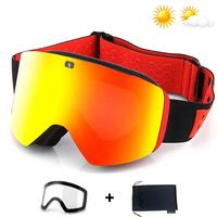 Gambar Ski Goggles with Magnetic Double Layer Clear Lens Skiing Anti-fog dari Lapak Tasya Auradina undefined 1 Tokopedia