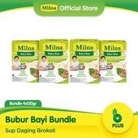 Gambar Milna Bubur Reguler 6+ Sup Daging Brokoli 120G (4 pack) dari ygpentinglakudong undefined 1 Tokopedia