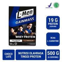 Gambar L-Men Gain Mass Banana Coklat Chocolate 225 & 500 gram - Lmen GainMass - Chocolate 500gr dari apaajaasallaku undefined 2 Tokopedia