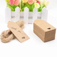 Gambar Bliss 50PCS Gift Tags Kraft Paper Tags Paper Labels Card Tag for DIY dari Vienix Store undefined 3 Tokopedia
