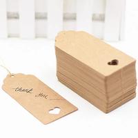 Gambar Bliss 50PCS Gift Tags Kraft Paper Tags Paper Labels Card Tag for DIY dari Vienix Store undefined 1 Tokopedia