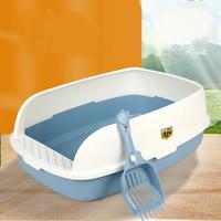 Gambar Pet Supplies Cat Litter Box Semi-Enclosed Anti-Splash Cat Toilet dari nincompoop undefined 4 Tokopedia