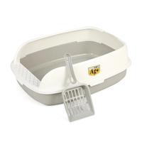 Gambar Pet Supplies Cat Litter Box Semi-Enclosed Anti-Splash Cat Toilet dari nincompoop undefined 5 Tokopedia