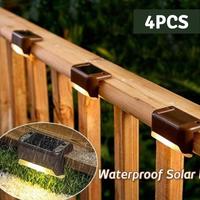 Gambar Lampu Taman Hias Pagar Tangga Solar Power IP44 Warm White 4 PCS dari GoGoodsIDS undefined 2 Tokopedia