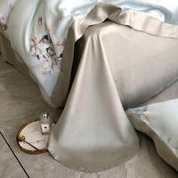Gambar 100Persen Tencel Satin Duvet Cover Set Solid Printed Plain Bedding Com dari Mala Avenue undefined 4 Tokopedia