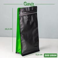 Gambar Packaging Kopi Valve Katup Udara 500gr - Flat Bottom Pouch Coffee Bean - Merah dari Gavintoys undefined 4 Tokopedia