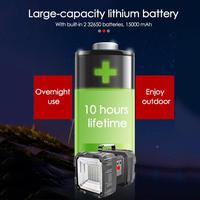 Gambar Senter LED Super Terang High Power Rechargeable Double Head 120000LM dari Gallery Lampu undefined 4 Tokopedia