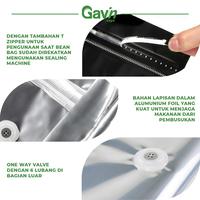 Gambar Packaging Kopi Valve Katup Udara 500gr - Flat Bottom Pouch Coffee Bean - Merah dari Gavintoys undefined 3 Tokopedia