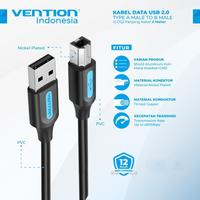 Gambar Vention COQ 2 Meter Kabel Data Printer USB 2.0 A Male to B Male dari Multi Komputer undefined 2 Tokopedia