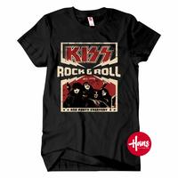 Gambar Kaos KISS  RNR - T Shirt KISS Baju Kaos Pria Wanita / Hans.Sablon - Hitam, M dari hansstoreo undefined 2 Tokopedia