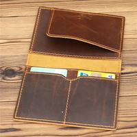 Gambar Vintage Genuine Leather Passport Case Men Travel Wallet Document dari Zyy Storee undefined 4 Tokopedia