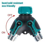 Gambar 2 Way Hose Connector Splitter 3/4" Garden Y Water Splitter Faucet dari Lapak Ibu Marwatiyanti undefined 4 Tokopedia