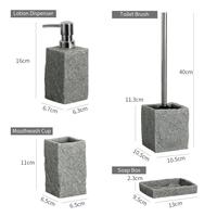 Gambar Bathroom Accessories Single Imitati Granite Iiquid Soap Dispenser dari pantaloons undefined 4 Tokopedia