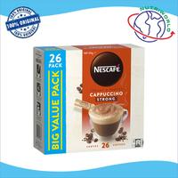 Gambar AUS Nescafe Coffee Sachets Strong Cappuccino 26 Pack (Kopi Impor) dari nurtiiiw undefined 1 Tokopedia