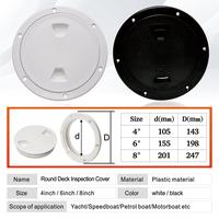 Gambar Marine Boat 4/6/8 inch Access Hatch Cover Twist Screw Out Deck Plate dari GlosiraminahSarung undefined 2 Tokopedia