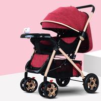 Gambar !TERBARU! Baby Stroller Two-Way Newborn Folding Strollers Can Sit Can dari mamur12 undefined 5 Tokopedia