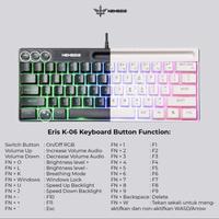 Gambar [TERBARU] NYK K06 Eris USB Wired Gaming RGB Keyboard Membrane with dari raisinstore id undefined 5 Tokopedia