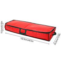 Gambar Large Capacity Storage Bag Christmas Gift Wrap Storage Organizer with dari Smartza undefined 5 Tokopedia