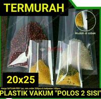 Gambar Plastik Vacuum Bag Sealer Makanan POLOS 20x25 / Kantong Vakum 20x25cm - 20x25cm LCL dari MPMachinery undefined 3 Tokopedia