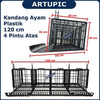 Gambar Kandang Baterai Ayam PLASTIK Bebek Petelur 4 Pintu Atas Artupic 8 dari Craby undefined 3 Tokopedia