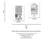 Gambar French Version Islamic House Rules Wall Art Canvas Painting Home dari PT. Ike Febrinaldy undefined 5 Tokopedia