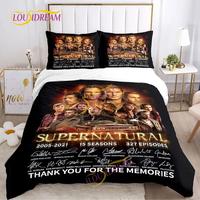 Gambar Printed Supernatural Bedding Set Sam Winchester & Dean Winchester dari Achilles Stores undefined 2 Tokopedia