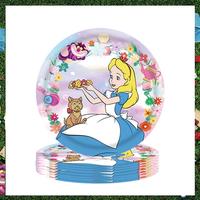 Gambar Disney Alice in Wonderland Party Supplies Balloons Cup Plates Napkins dari Dreambottle24 undefined 3 Tokopedia