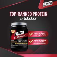 Gambar L-Men Platinum Strawberry 800 gram (25 gram protein/serving) / 1,7lbs dari maylastoree undefined 3 Tokopedia