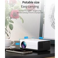 Gambar Proyektor 4K Android 9.0 Smart Proyektor LCD WiFi Bluetooth Portable - Gray-B dari Hoshi_store. undefined 2 Tokopedia