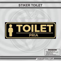 Gambar STIKER TOILET WARNA HITAM, STIKER TOILET PRIA, STIKER TOILET WANITA - TOILET WANITA 24X8, Hitam dari RAYYAN STIKER undefined 2 Tokopedia