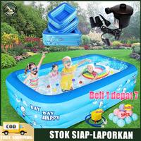 Gambar PROMO 【Beli 1 dapat 7！！！】Babycolor Kolam Renang Anak Jumbo dari TOYSKING. undefined 1 Tokopedia