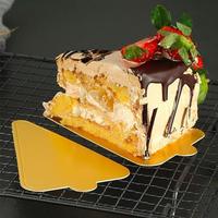 Gambar Tatakan emas Segitiga kue tiramisu 25 pcs - Alas slice cheese cake dari dindacell12 undefined 1 Tokopedia